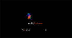 Desktop Screenshot of alokikexclusive.com