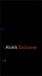 Mobile Screenshot of alokikexclusive.com