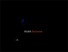 Tablet Screenshot of alokikexclusive.com